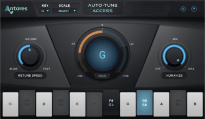 The Antares Auto-Tune Access plugin.