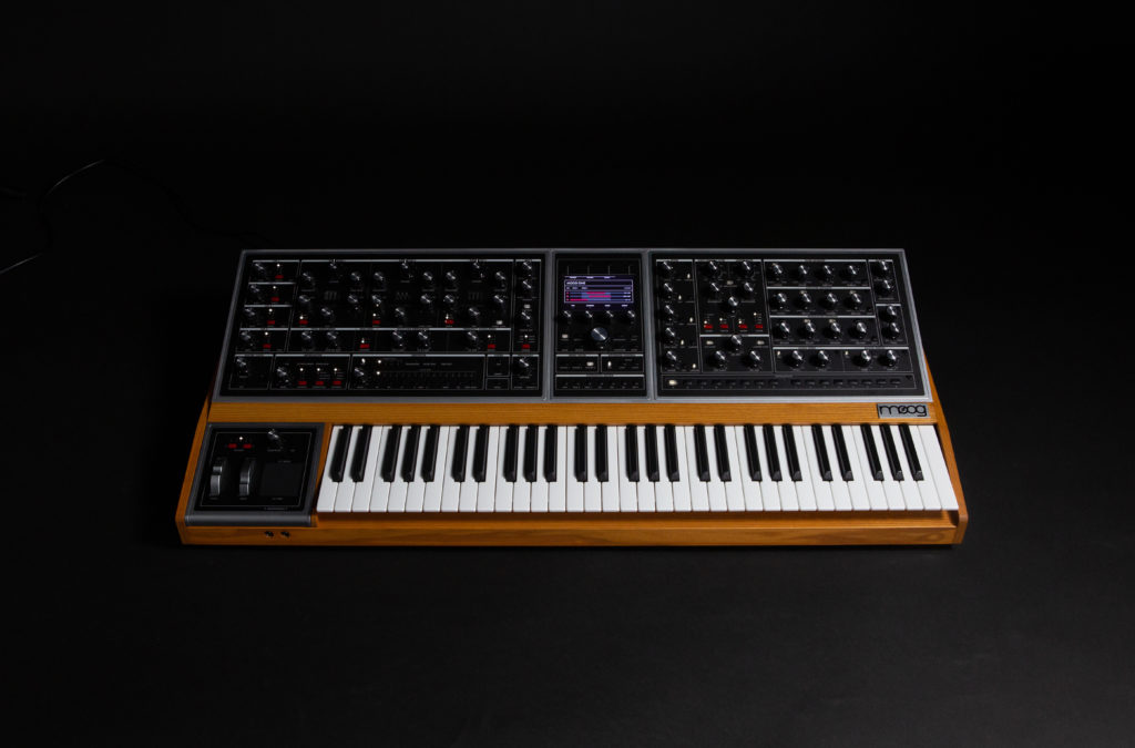 Photo of a Moog One 16-Voice.