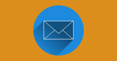 A picture of an email icon.