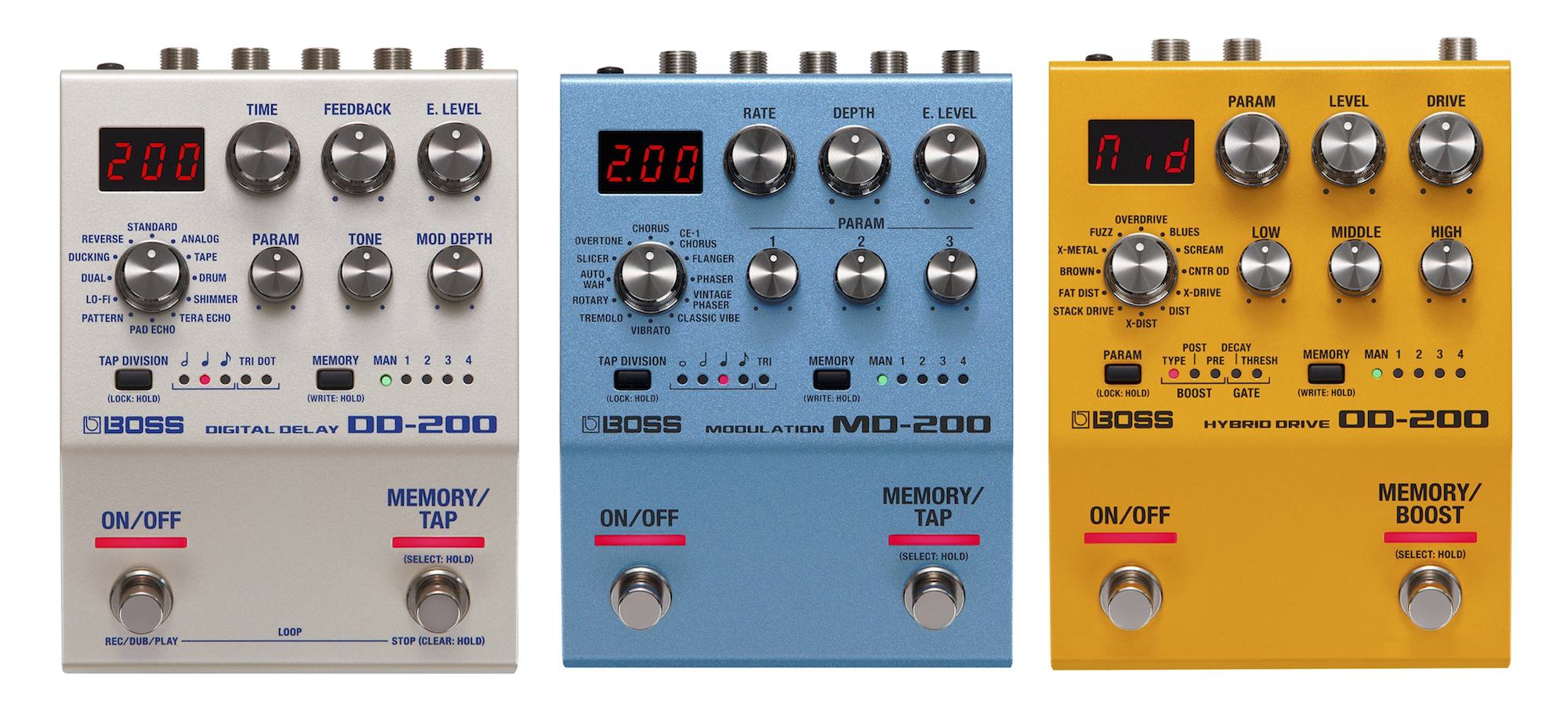 New Gear Review: 200 Series Pedals by BOSS — SonicScoop