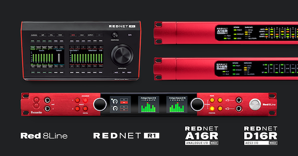 New Gear Alert: Red + RedNet Models from Focusrite Pro, Revelation Mini FET by MXL, Novation x Audio Damage & More