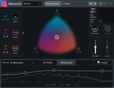 Neoverb is iZotope's new intelligent reverb.