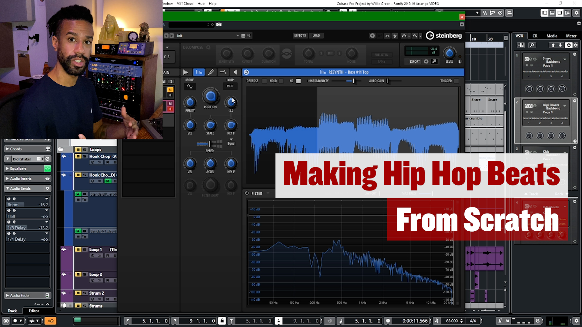Masterclass: Producing Hip Hop Beats from Scratch, with Willie Green Womack [Wiz Kalifa, The Roots]