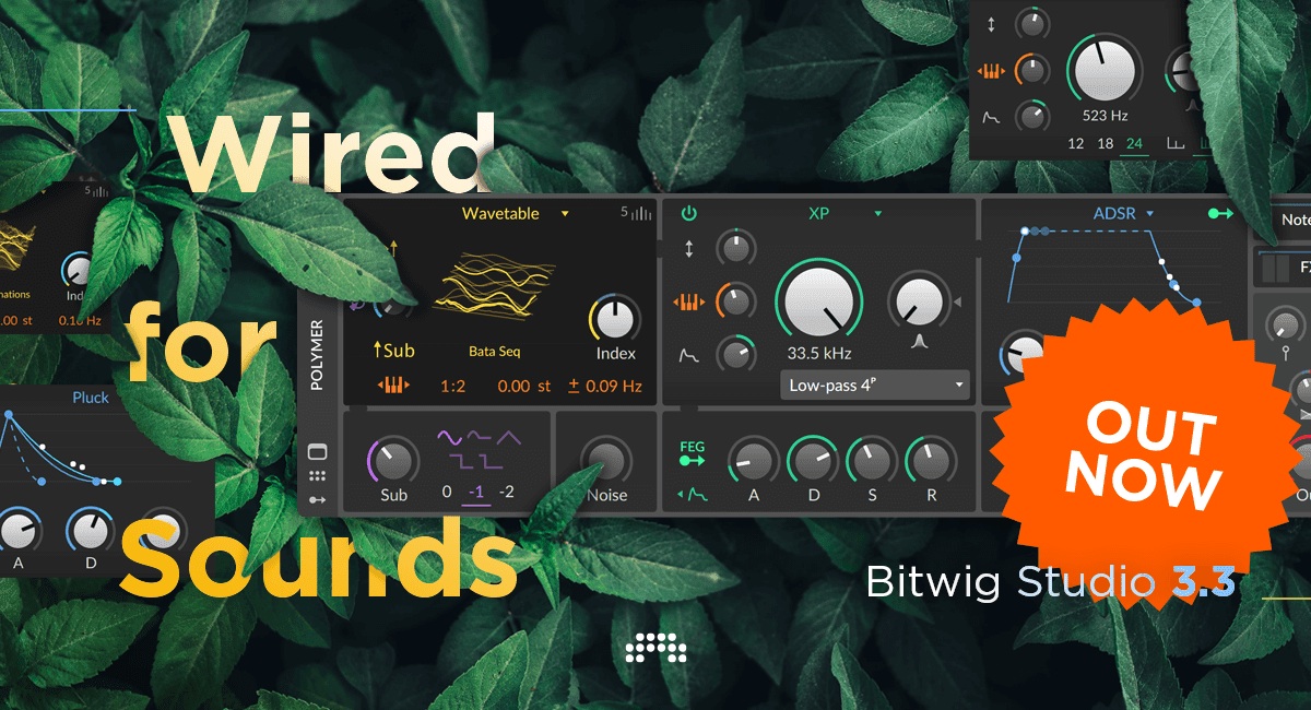 New Gear Alert: Bitwig Studio 3.3, Auto Tune Hybrid x Pro Tools, Line 6’s Helix 3.0 & More