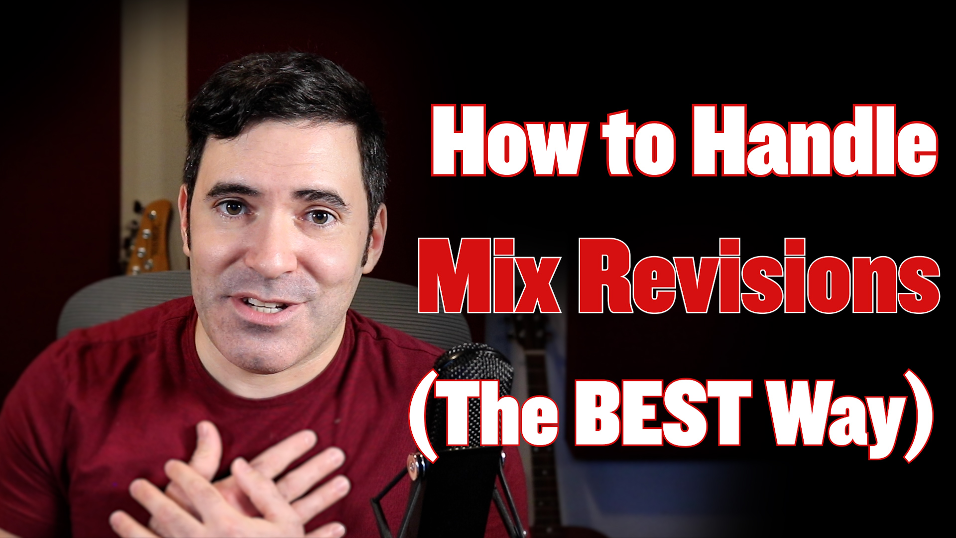 How to Deal with Revisions for Mixes and Masters