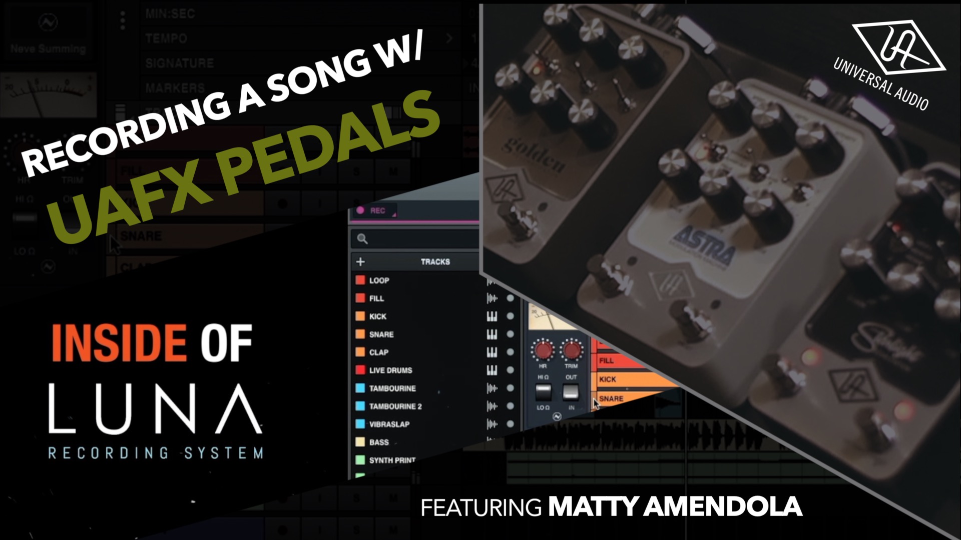 Recording Guitars (and Drum Synths) with Universal Audio’s New UAFX Pedals