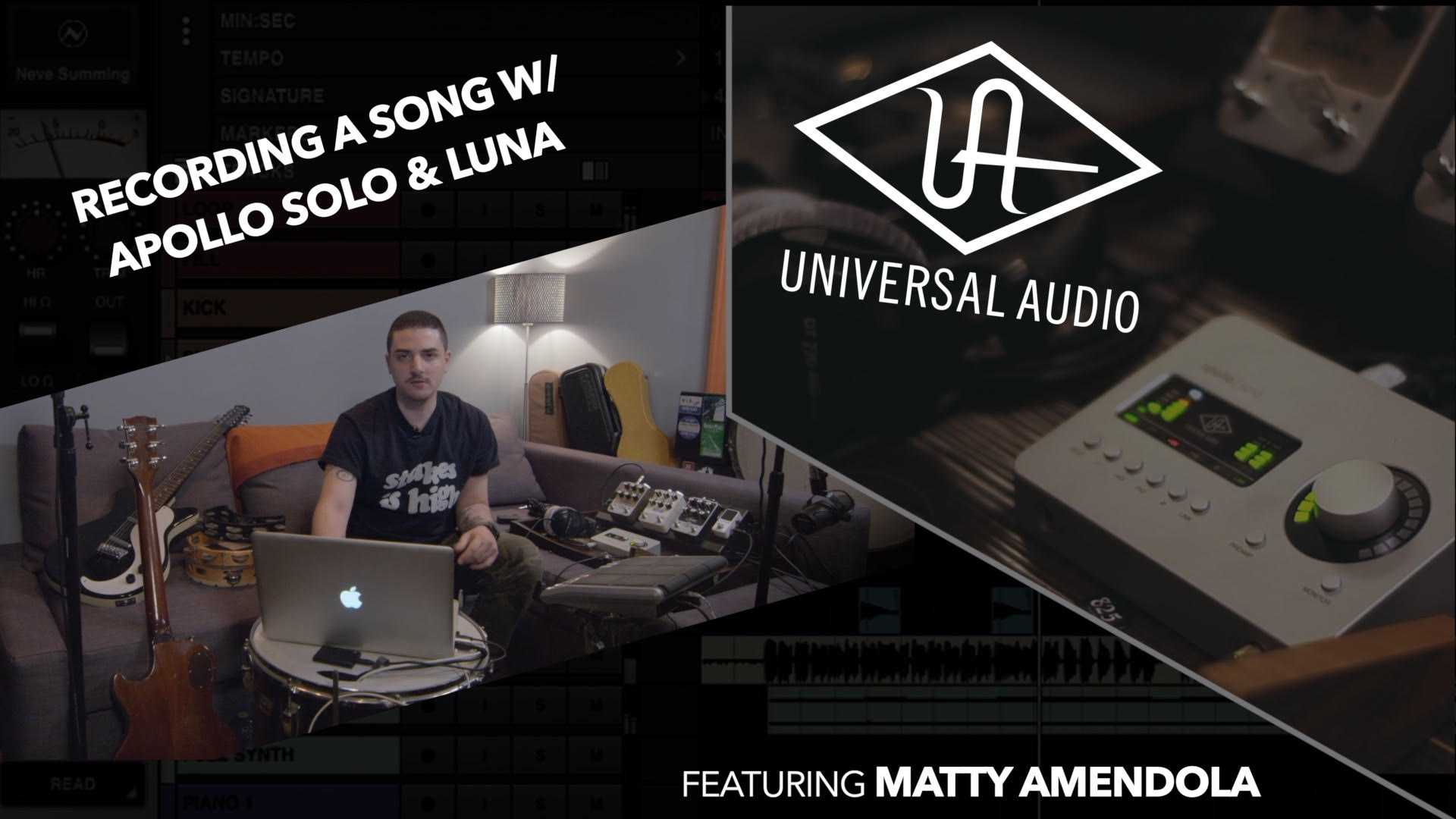 Recording a Whole Song with Only TWO Channels of Universal Audio