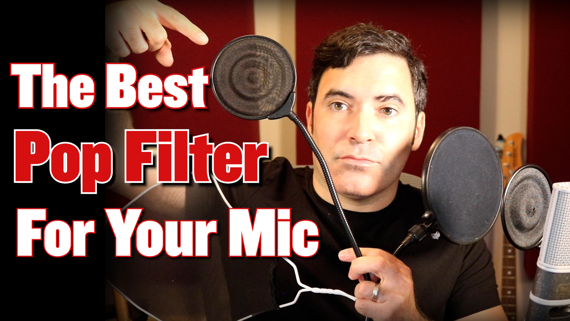 The Best Kind of  Microphone Pop Filter? (…and what to do if you don’t have one.)