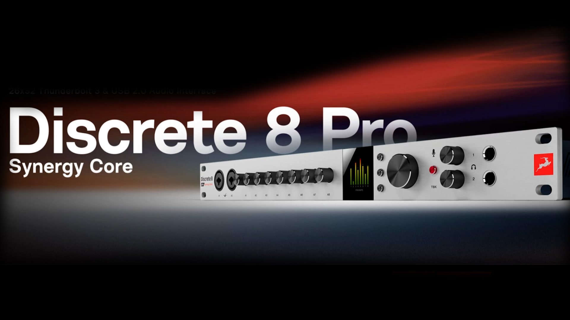 First Look: Antelope Discrete Pro Synergy Core Interfaces—High End Mic Preamps, DSP Power, More