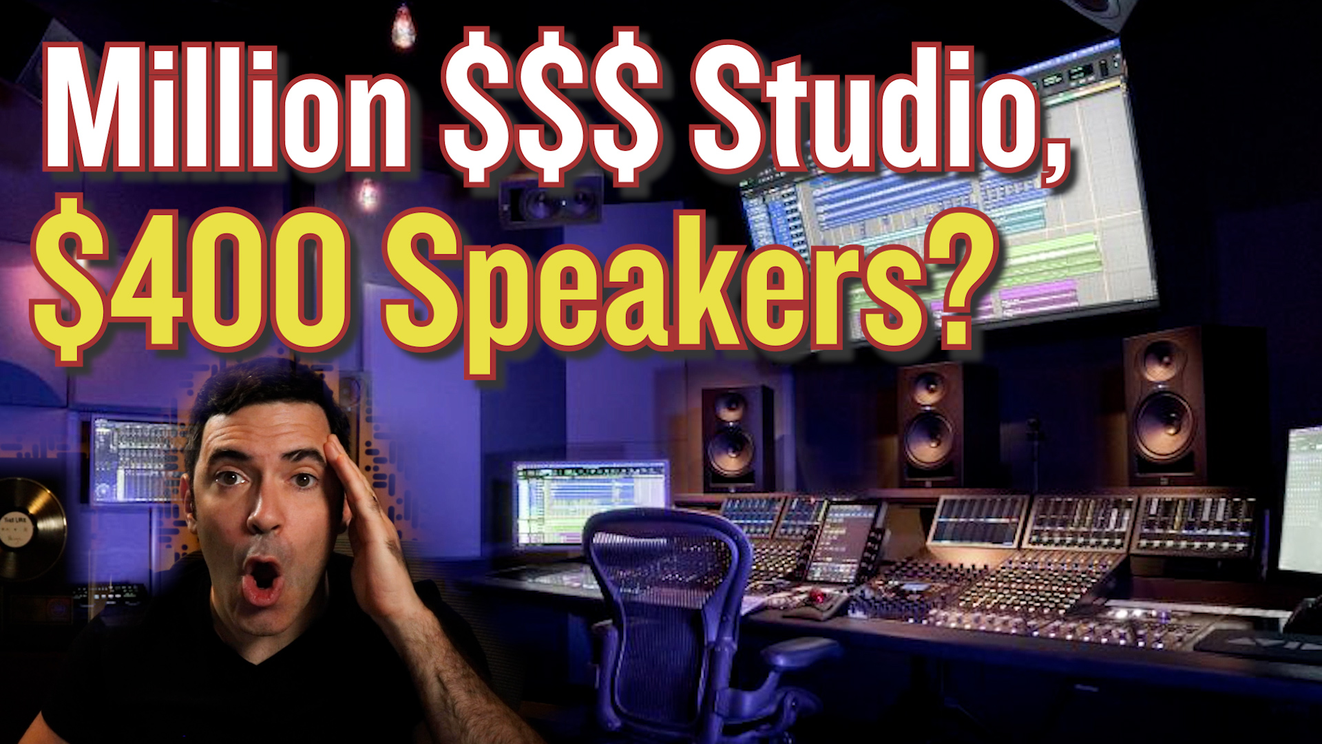 A Multi-Million Dollar Studio with $400 speakers??