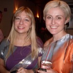 (l-r) Vocalist Tatiana Moroz (www.tatianamoroz.com) and Bionic's Maureen McGowan