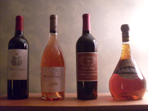 Bordeaux, Rose, California Cabernet Sauvignon, Irish Mist(TM)