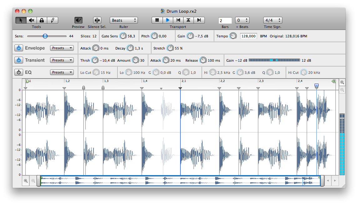 Rex - Формат аудиофайла recycle. Улучшение аудиодорожки. Игры с визуализацией звуков. Дополнение к программе типа плагин. Потеря темпа без потери качества
