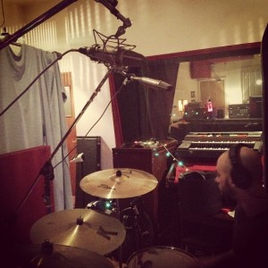 Tracking drums at The Magic Shop