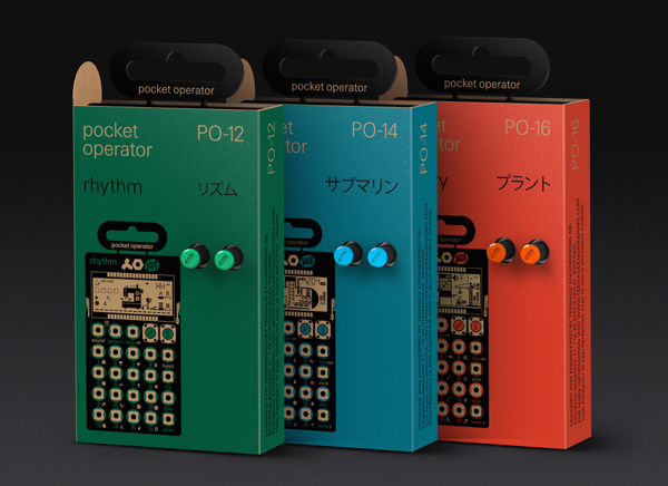 Pocket Operator Triple Rack including two 90-degree Cables! holds any three  Teenage Engineering PO models
