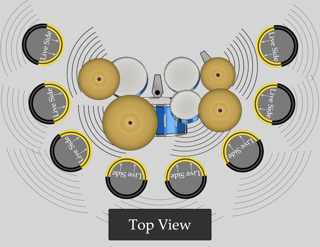 New Drum Tube Trap Layout-Top-Sound Absorption