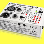 An image of an essential tool for live sound engineers: The Behringer Cable Tester CT100.