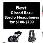 best closed back studio headphones hero image