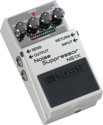 A picture of the Boss NS-1X Noise Suppressor pedal. 