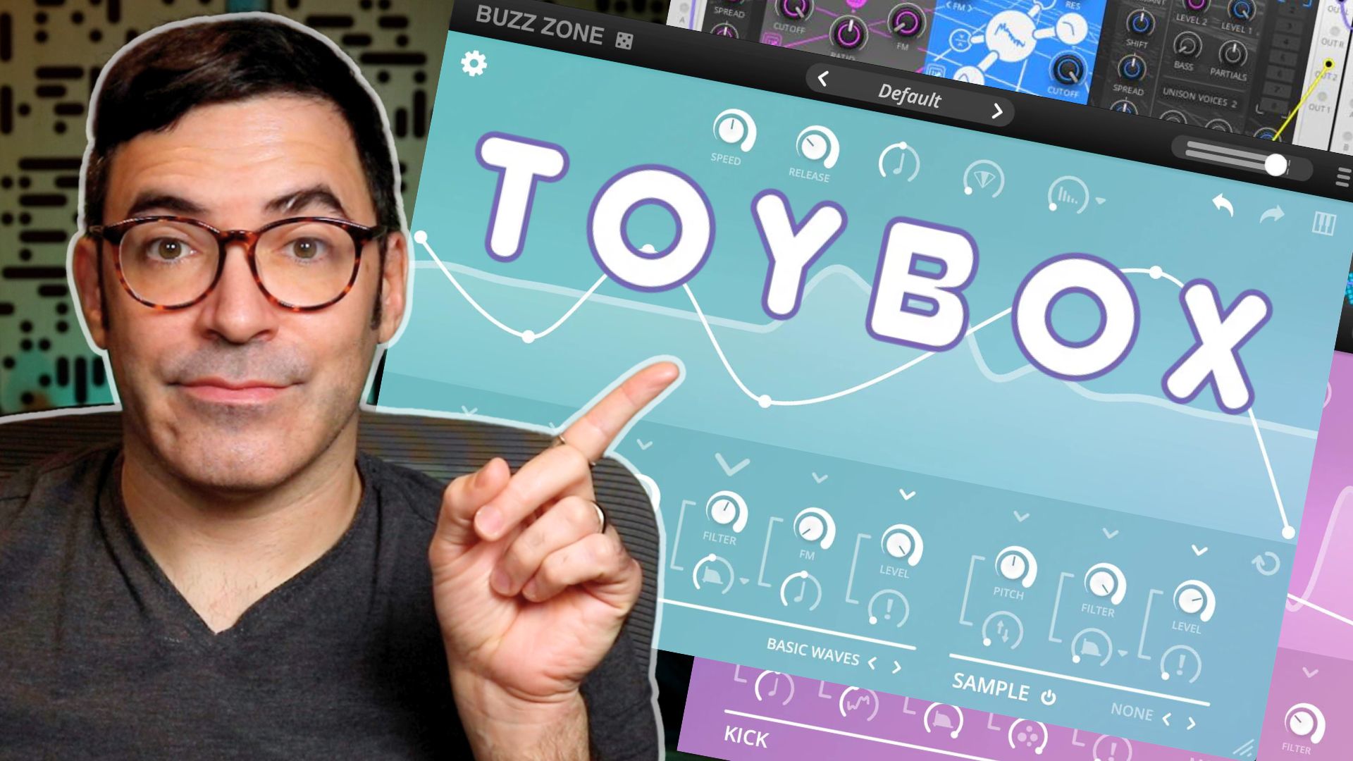 Toybox Buzz Zone: Simple, Inexpensive, Touch & Drag Synth Leads [PLUS: a FREE low end synth…]